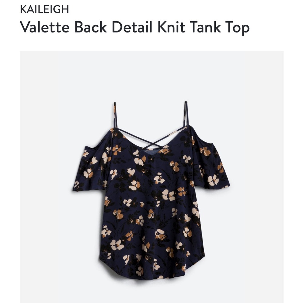 Valette Back Detail Knot Tank Top